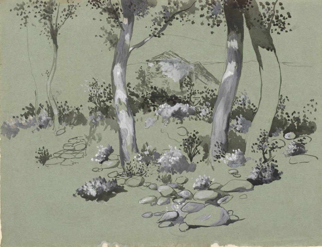 Four Trees circa 1905 by Joan González 1868-1908