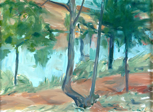 Tree painting