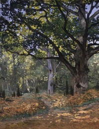 Claude-Monet-The-Bodmer-Oak-Fontainebleau-Forest
